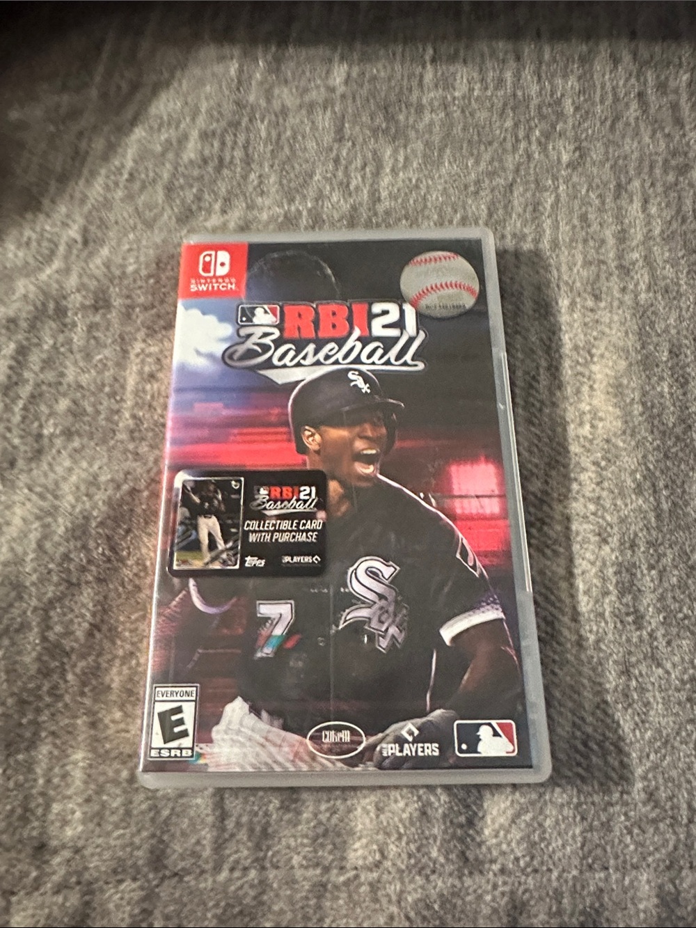 Nintendo Switch Game Case with Black and Gray Cover Art